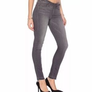 Paige Verdugo Ankle Dark Gray Denim Jeans Skinny Womens Size 31